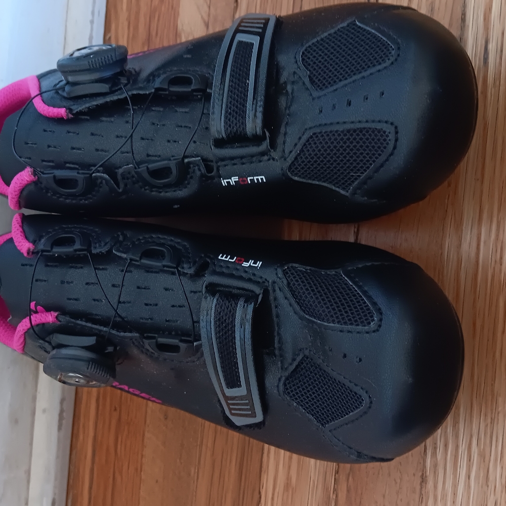 Bontrager Inform Black and Pink Cycling Shoes